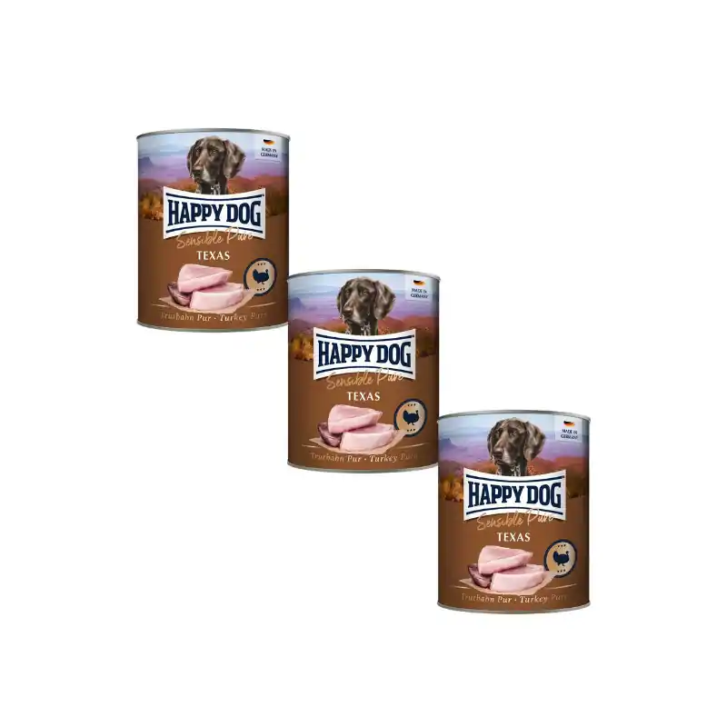 Happy Dog konz. Truthahn Pur Krůtí 3x800g Expresní Doručení