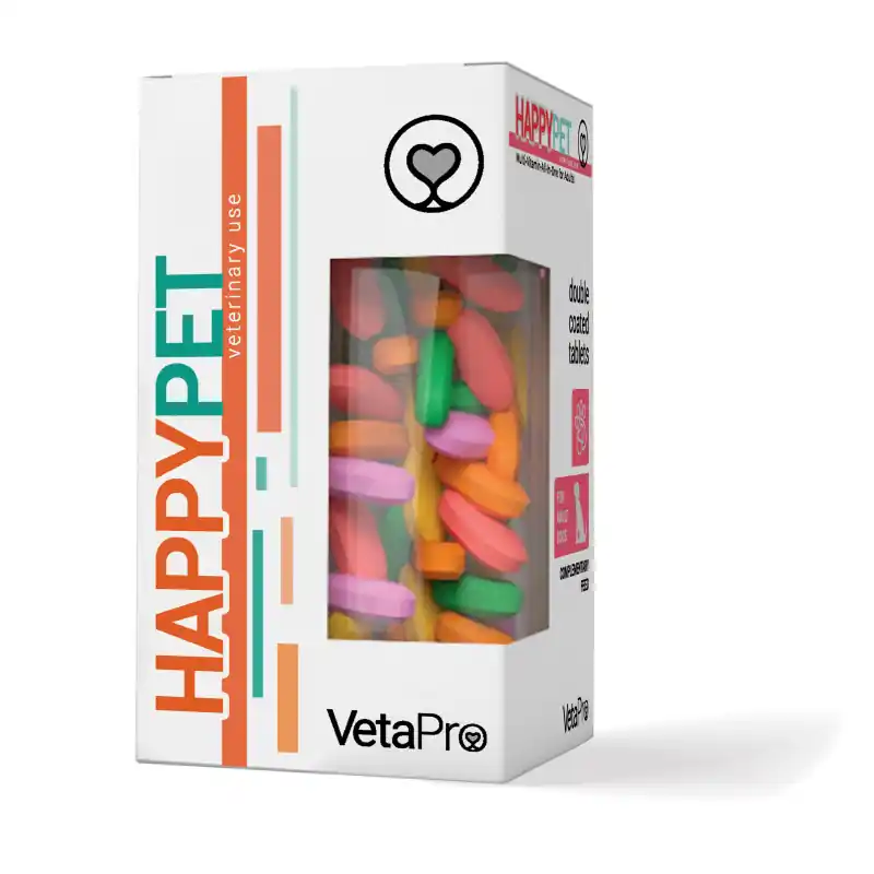Vetapro Happy Pet Dog Puppy 100 tbl Časově Omezené