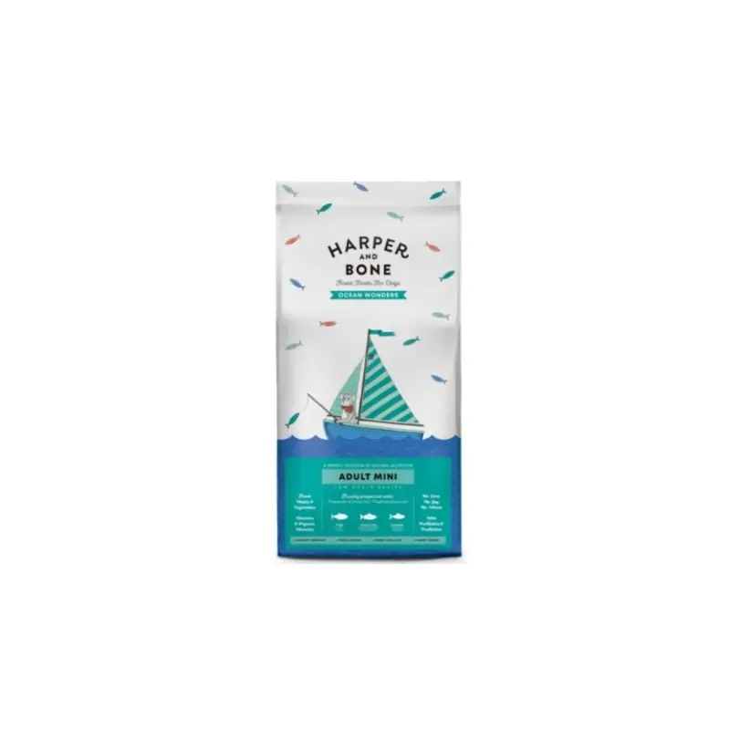 Harper and Bone Dog Adult Mini divy oceánu 2kg Zlevněný