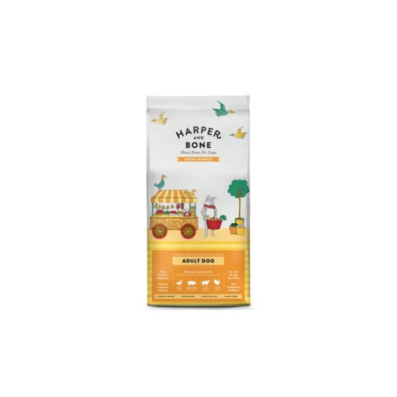 Harper and Bone Dog Adult M/L čerstvé z trhu 2kg Akce