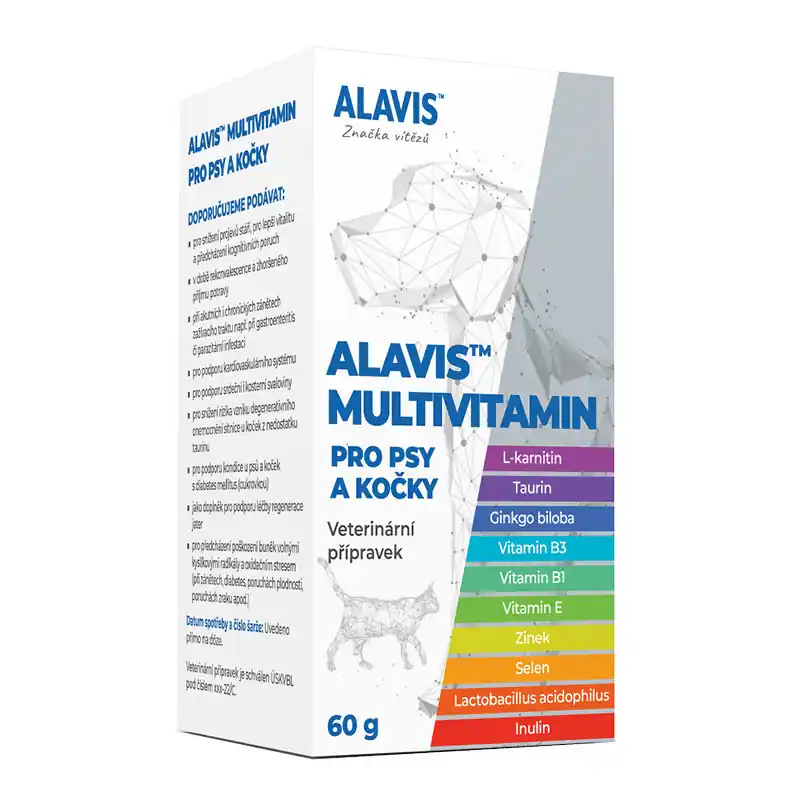 Výprodej Alavis Multivitamín pro psy a kočky 60g