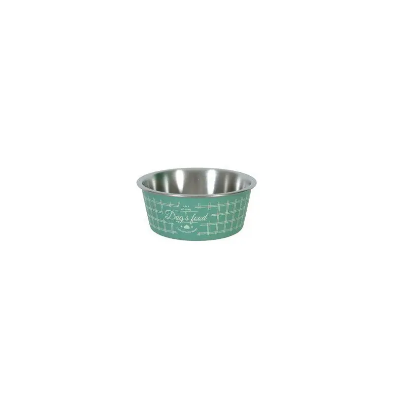Speciální Cena Miska nerez pes FOOD DOG 400ml zelená Zolux