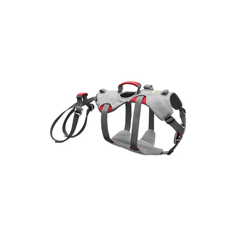 Ruffwear postroj pro psy, Doubleback Harness, šedý - velikost L Cenově Výhodný