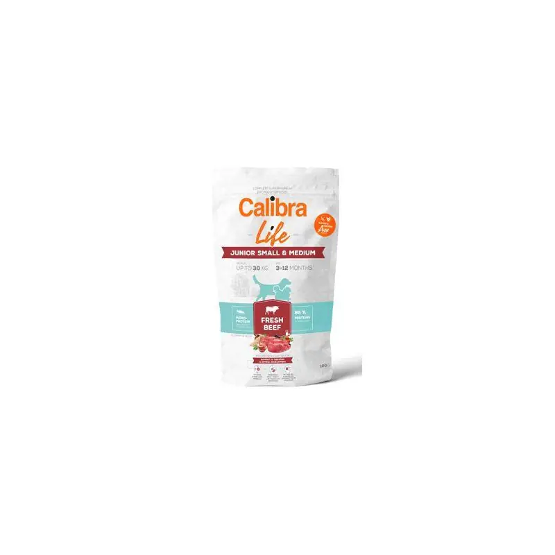 Calibra Dog Life Junior Small & Medium Fresh Beef 100g Finální Výprodej