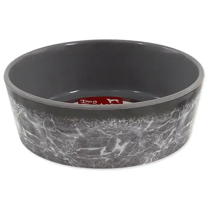 Miska Dog Fantasy vzor mramor šedá 12,5cm 300ml Cenová Bomba