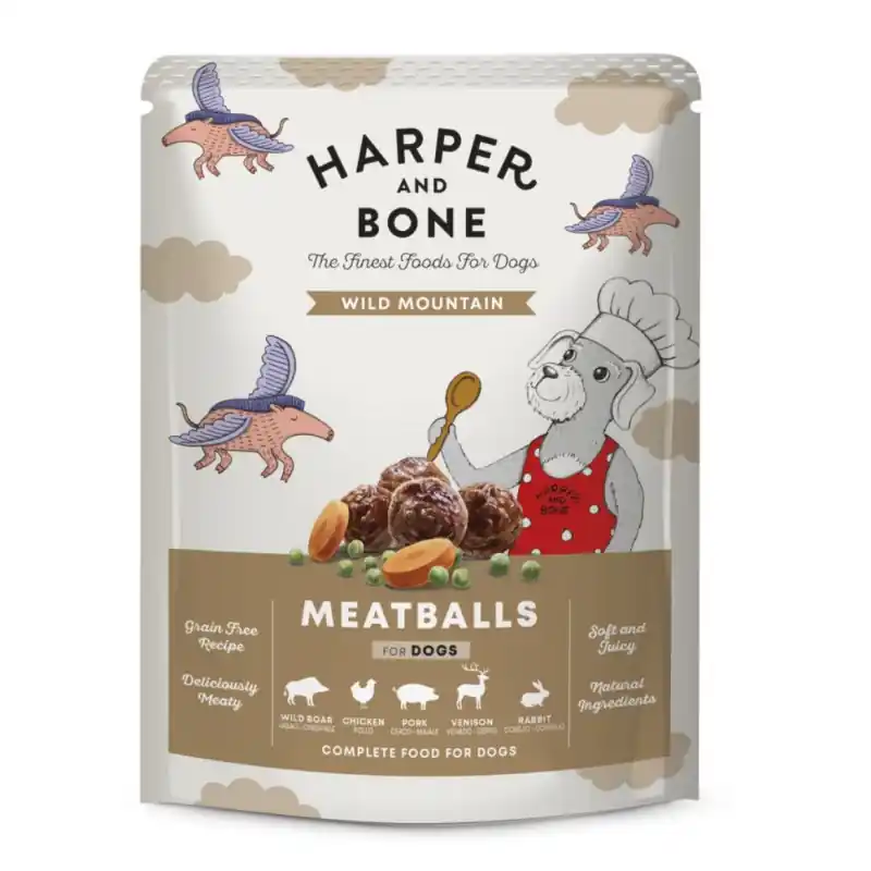 Harper and Bone Dog divoké hory, kapsa 300g Aktuální