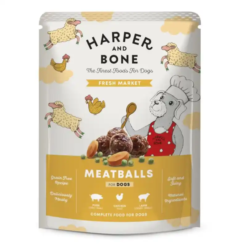 Harper and Bone Dog čerstvé z trhu, kapsa 300g Odeslání Ihned