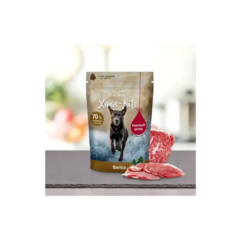 Platinum Dog Xmas-Bits Iberico 150g Akční Nabídka