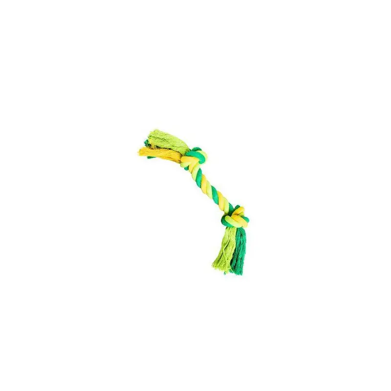 Hračka pes Uzel bavlněný 30cm/140g limet/zelená HipHop Výhodná Nabídka
