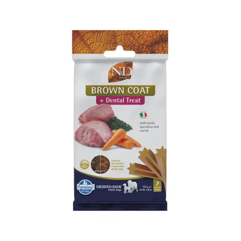 N&D BROWN Dog Dental Snack Lamb M & L 100 g Nejprodávanější