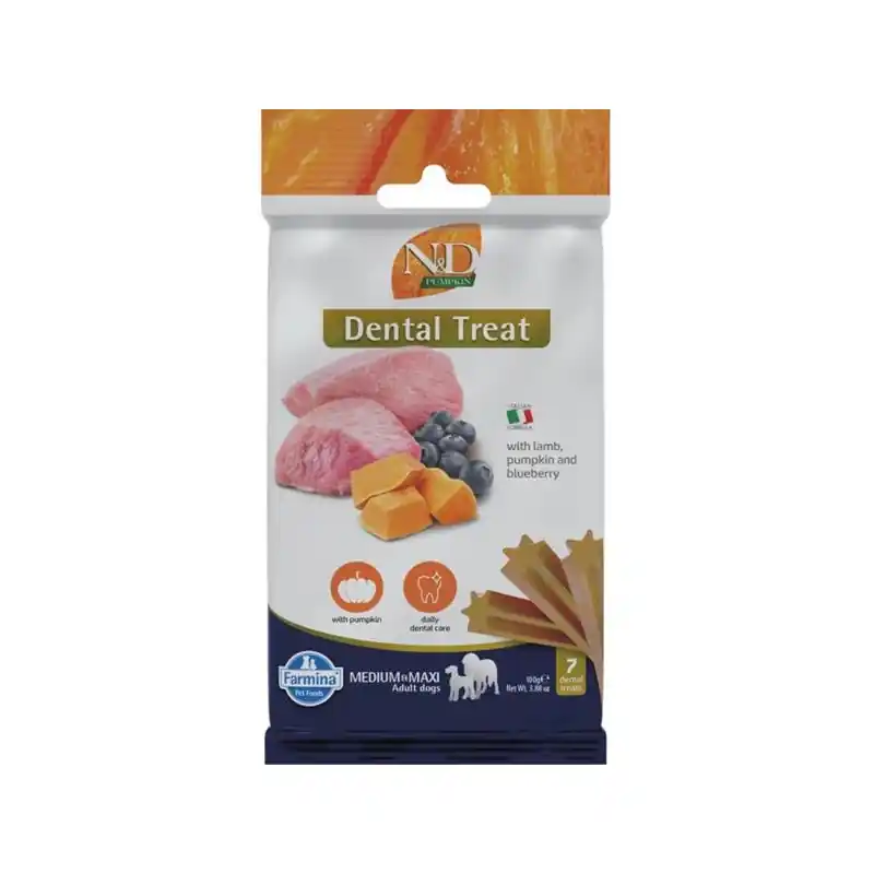 Autentický N&D PUMPKIN Dog Dental Snack Lamb M & L 100 g