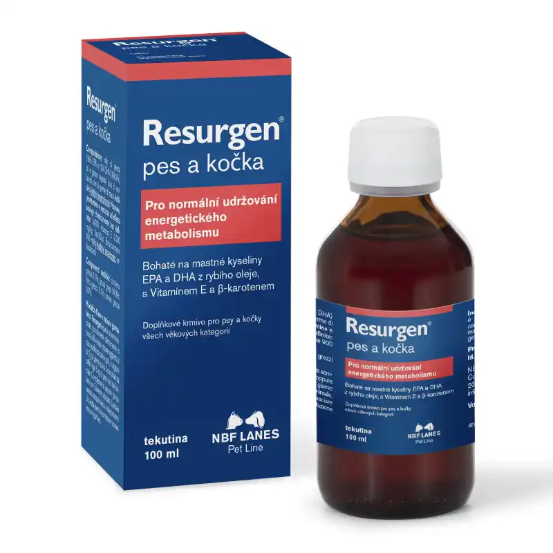 Resurgen rekonvalescent pro psy a kočky 100ml Poslední Šance