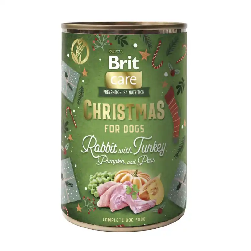 Nová Kolekce Brit Care Dog Vánoční konzerva s králíkem 400g