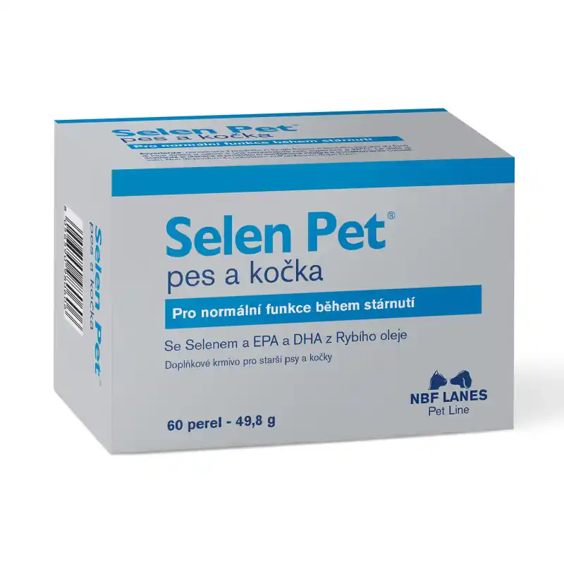 Odeslání Ihned Selen Pet pro stárnoucí psy a kočky 60tob