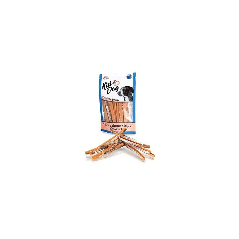 Pochoutka KIDDOG losos v proužku 80g Top Prodej