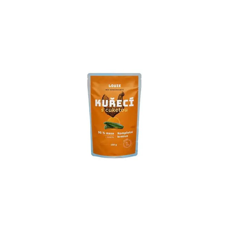 Louie Dog kapsa Kuřecí s cuketou 150g Časově Omezené