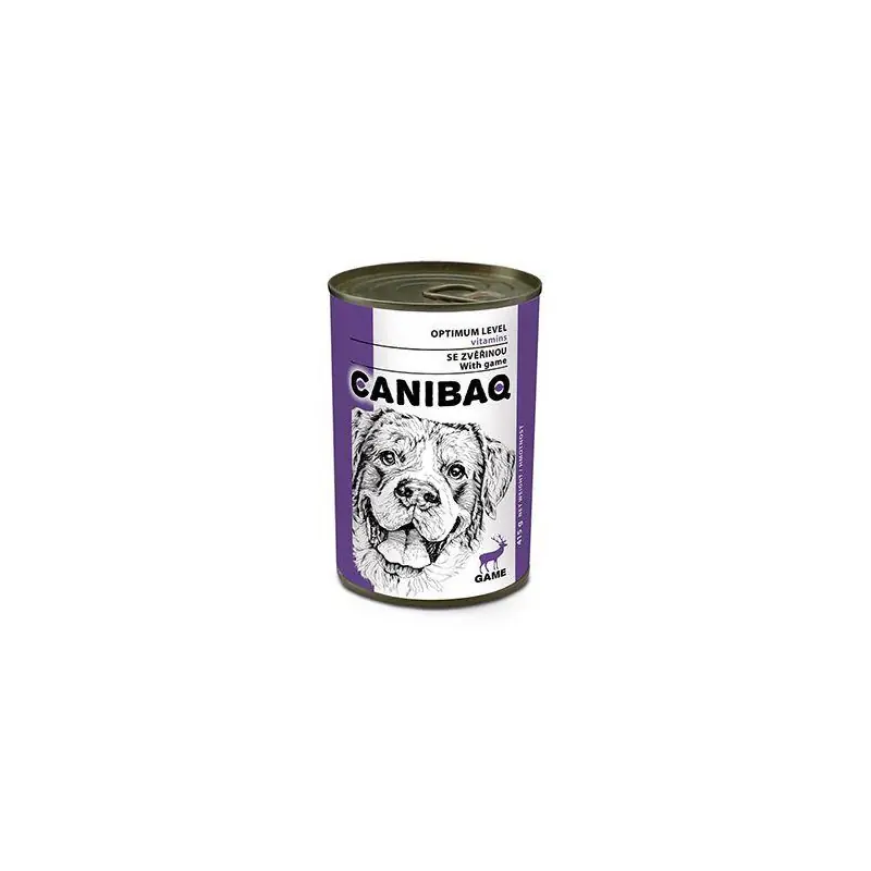 Canibaq dog konz. zvěřinová 415g Levný