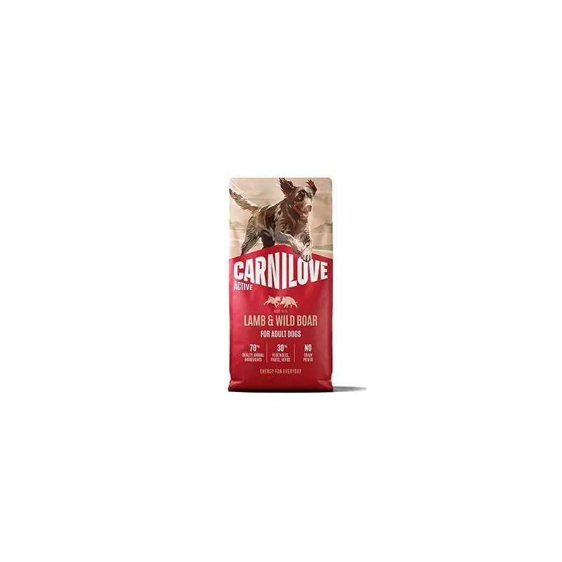 Carnilove Dog Active Dry Lamb&Wild Boar Adult AB 12kg Novinka