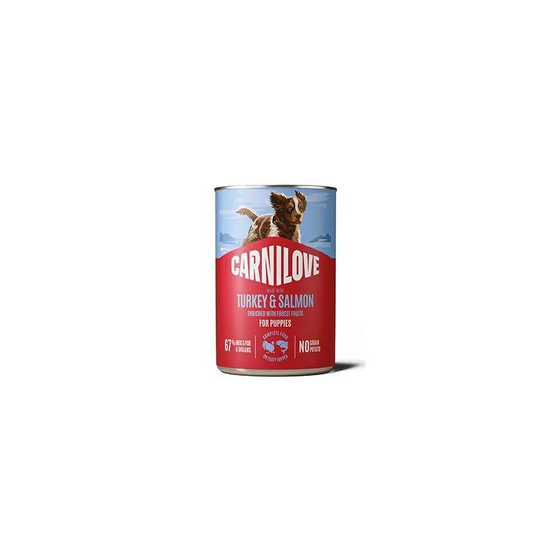 Finální Výprodej Carnilove Dog Can Paté Turkey&Salmon Puppies 400g