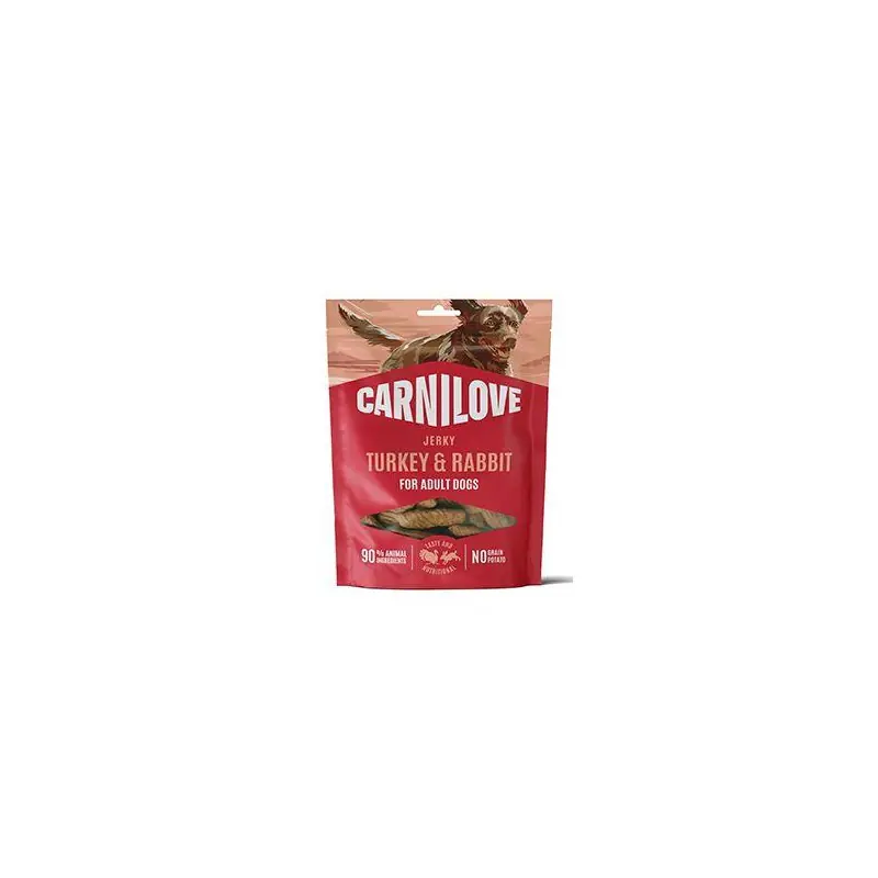 Carnilove Dog Jerky Turkey&Rabbit 100g Nová Kolekce