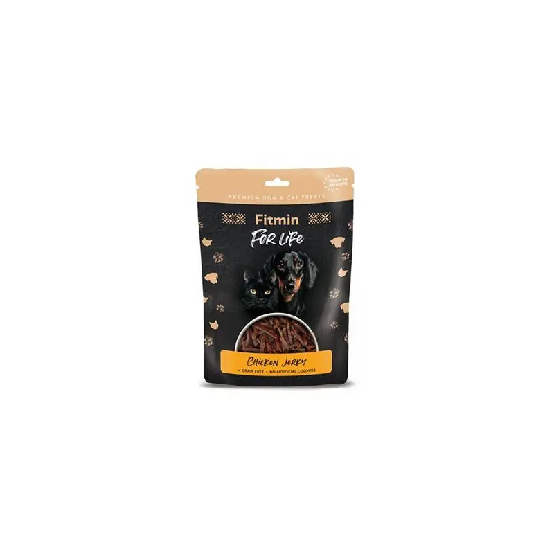 Fitmin FL dog,cat poch. Kuřecí jerky 70g Sleva