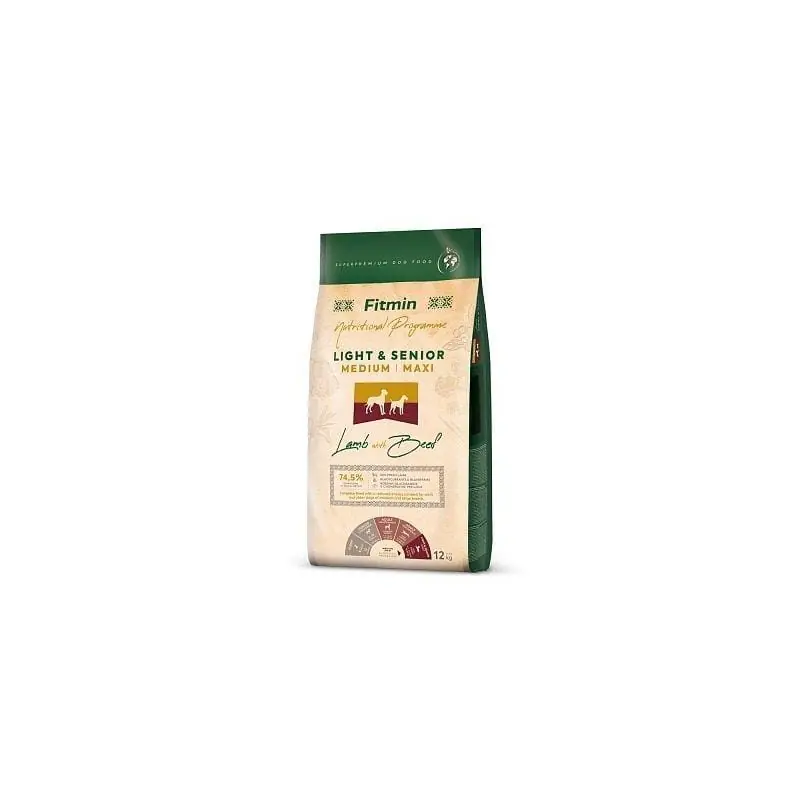 Fitmin Dog NP Medium Maxi Light & Senior Lamb & Beef 12kg Top Prodej