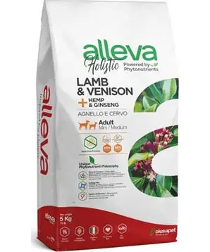 ALLEVA HOLISTIC Dog Dry Adult Lamb&Venison Mini/Medium - 5 kg - 1199 Kč Levný