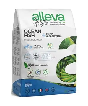 ALLEVA HOLISTIC Dog Dry Puppy Ocean Fish Mini - 800g - 242 Kč Expresní Doručení