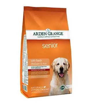 Časově Omezené Arden Grange Dog Senior with fresh Chicken&Rice - 2kg - 361 Kč