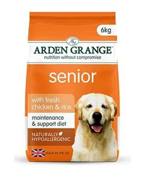 Časově Omezené Arden Grange Dog Senior with fresh Chicken&Rice - 6kg - 899 Kč