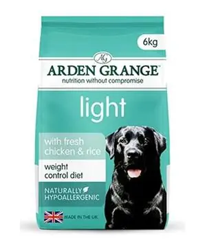 Zlevněný Arden Grange Dog Adult Light with fresh Chick&Rice - 6 kg - 899 Kč