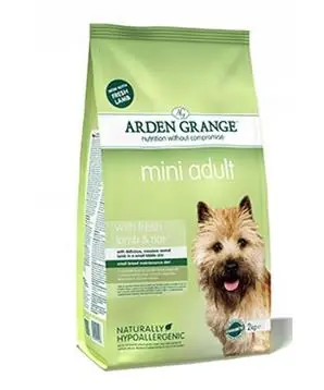 Vysoce Kvalitní Arden Grange Dog Adult Mini with fresh Lamb&Rice - 2kg - 394 Kč