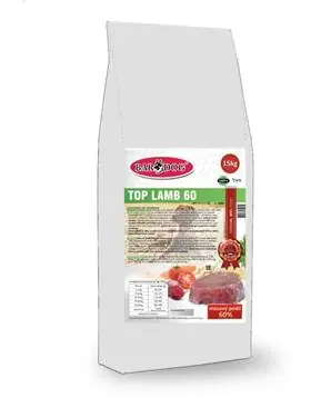 BARDOG TOP LAMB 60 - 15kg - 1442 Kč Finální Výprodej