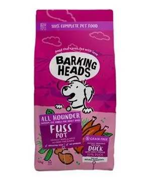 BARKING HEADS All Hounder Fuss Pot Duck - 2kg - 390 Kč Akce