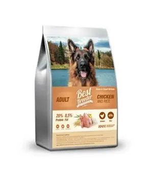 Best Breeder Adult Chicken & Rice - 12 kg - 1466 Kč Horká Nabídka