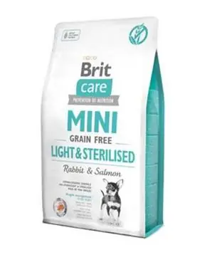 Must-Have Brit Care Dog Mini Grain Free Light & Sterilised - 400 g - 102 Kč