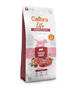 Sleva Calibra Dog Life Starter&Puppy Fresh Beef - 750g - 106 Kč