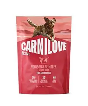 Carnilove Dog Active Dry Venis&Rein&Wild AdultAB - 1,5kg - 339 Kč Nakupujte Hned