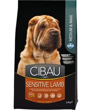 CIBAU Dog Adult Sensitive Lamb&Rice - 12 kg - 1405 Kč Akce