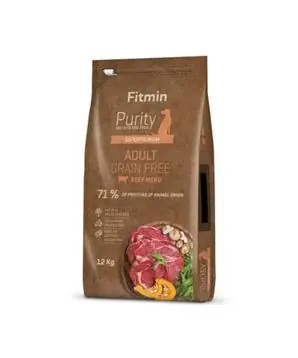 Oblíbený Fitmin kompletní krmivo pro psy Purity Grain Free Adult Beef - 12 kg - 1649 Kč