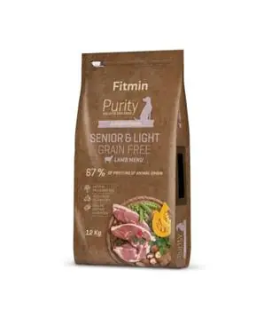 Fitmin kompletní krmivo pro psy Purity Grain Free Senior&Light Lamb - 12 kg - 1660 Kč Tovární Cena