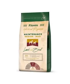 Fitmin Medium Maxi Maintenance Lamb With Beef - 12 kg - 1097 Kč Dokud Zásoby Vydrží