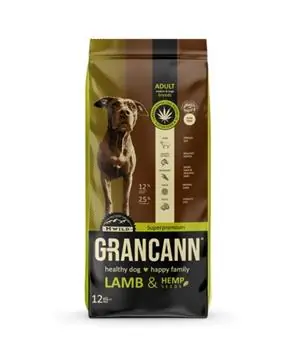 Grancann Lamb & Hemp seeds Adult medium & large breeds - 3 kg - 540 Kč Sleva