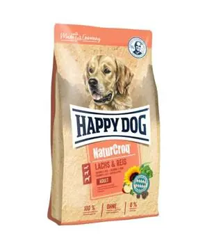 Bezpečná Platba Happy Dog NaturCroq LACHS & REIS - 11 kg - 789 Kč