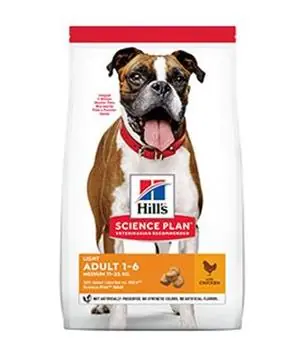 Koupit Online Hill‘s Can. SP Light Adult Medium Chicken - 14 kg - 1930 Kč
