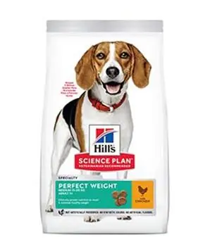Hill’s Can.Dry SP Perf.Weight Adult Medium Chicken - 12 kg - 1930 Kč Cenově Výhodný