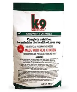 Finální Výprodej K-9 SELECTION Growth - 1 kg - 139 Kč