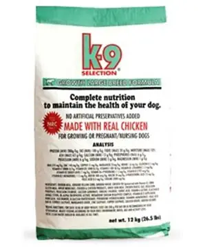 Vysoce Kvalitní K-9 SELECTION Growth Large Breed Formula - 1 kg - 119 Kč