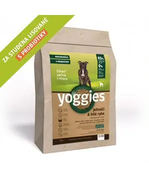 Omezená Nabídka MINIGRANULE Yoggies, jehněčí a bílá ryba, granule lisované za studena - 2 kg - 356 Kč