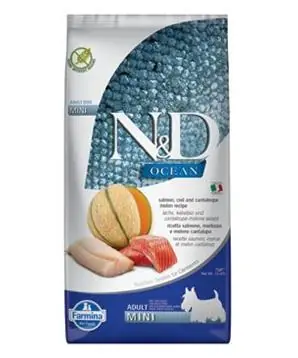 N&D OCEAN DOG Adult Mini Salmon & Cod & Melon - 800 g - 289 Kč Horká Nabídka